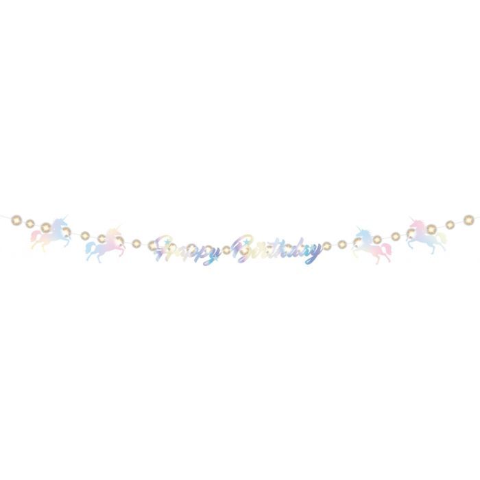 Гирлянда Maxi LED Happy Birthday, 1,6 м (MX21010009)