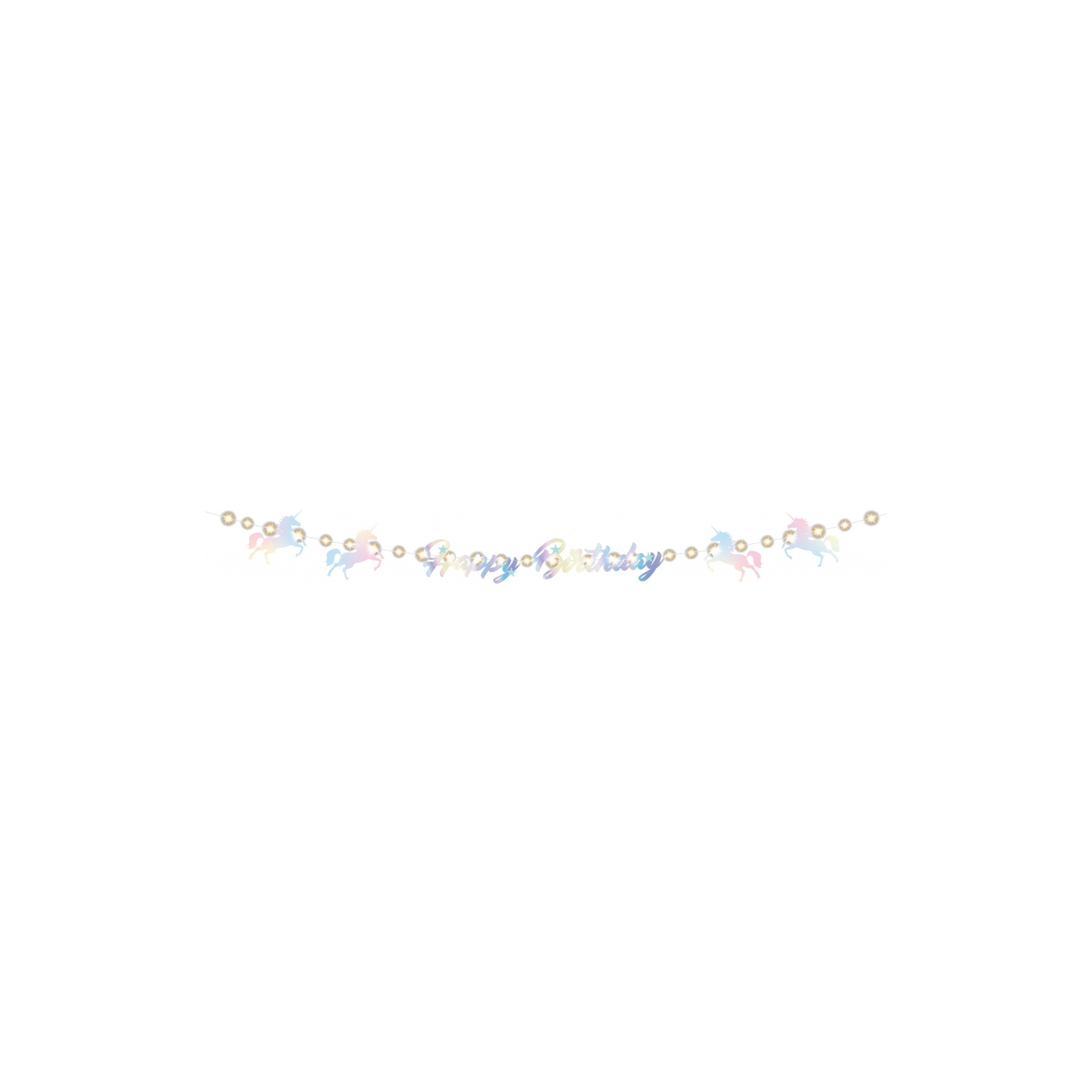 Гирлянда Maxi LED Happy Birthday, 1,6 м (MX21010009)