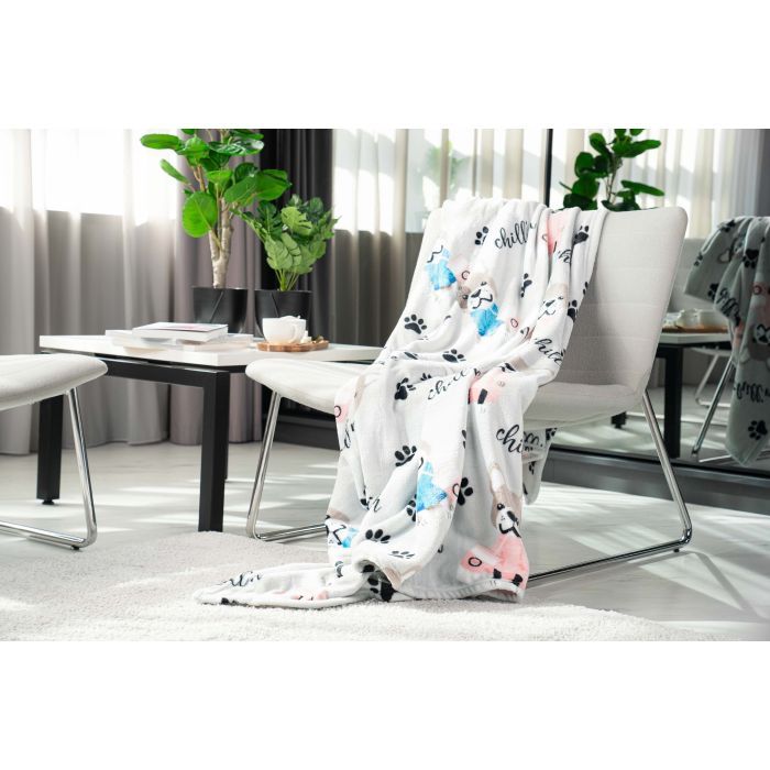 Плед Ardesto Flannel бульдоги 160х200 см (ART0112PB) зображення 2