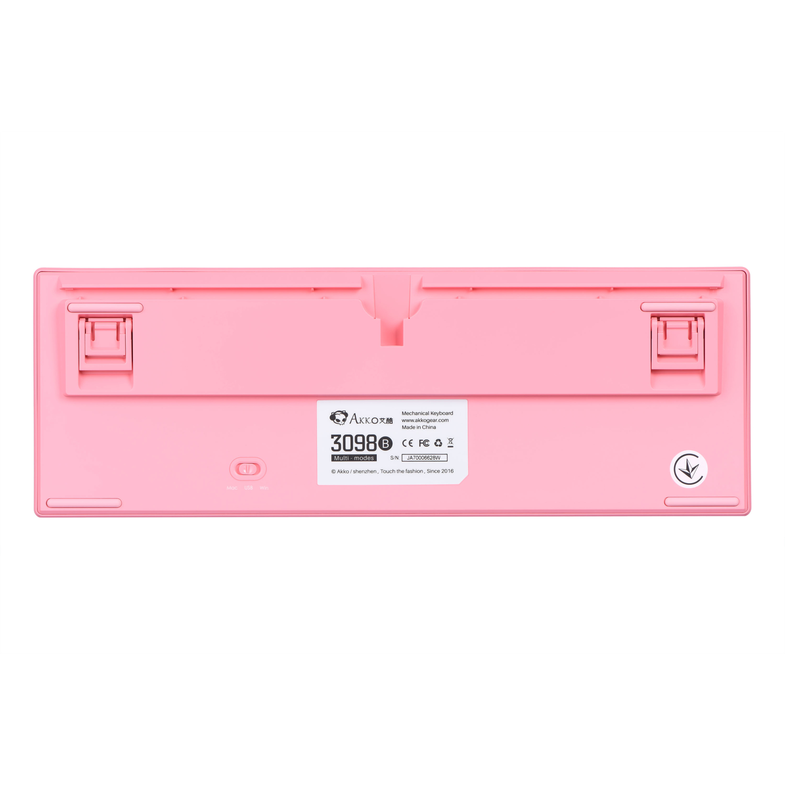 Клавіатура Akko 3098B World Tour-Tokyo R2 98Key TTC Speed Silver Hot-swappable UA RGB Pink (6925758610834) зображення 5