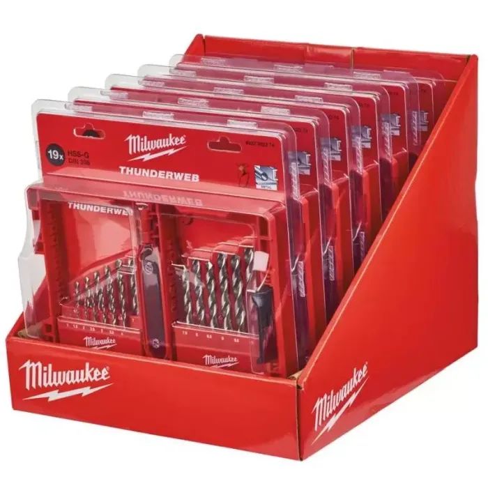 Набор сверл Milwaukee по металлу HSS-G THUNDERWEB 19 шт (4932352375) изображение 2