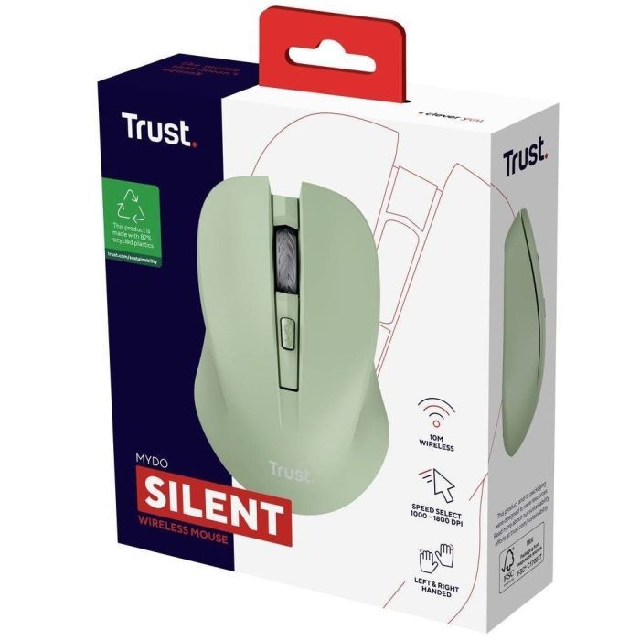 Мышка Trust Mydo Silent Wireless Black (25084) изображение 8