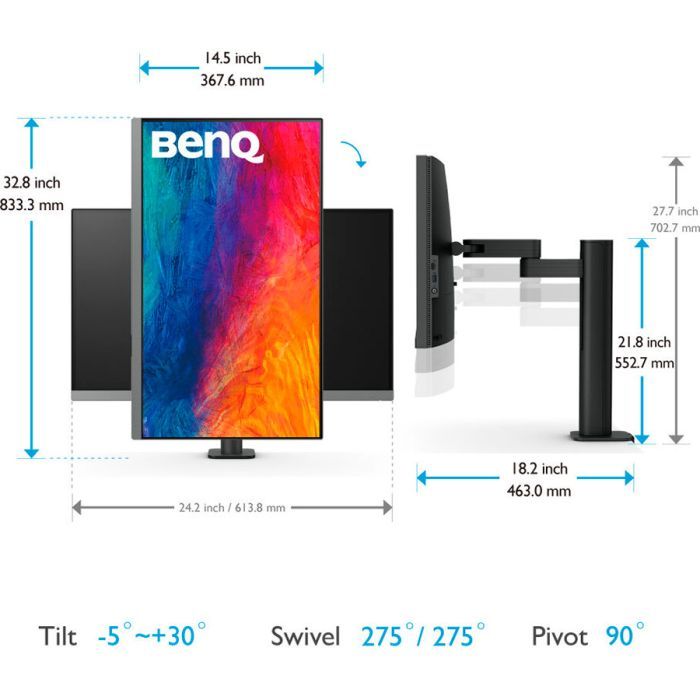 Монітор BenQ PD2706UA зображення 10