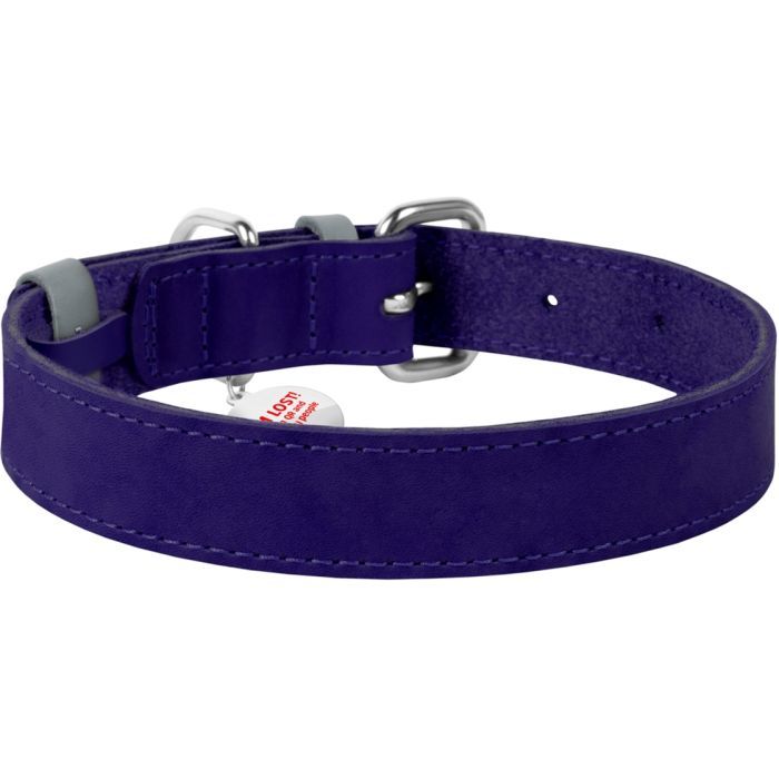 Нашийник для тварин WAUDOG Classic шкіряний 35 мм х 46-60 см салатовий (02395) зображення 2