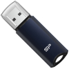 USB флеш накопичувач Silicon Power 64GB Marvel M02 Aluminum Blue USB 3.2 (SP064GBUF3M02V1B)