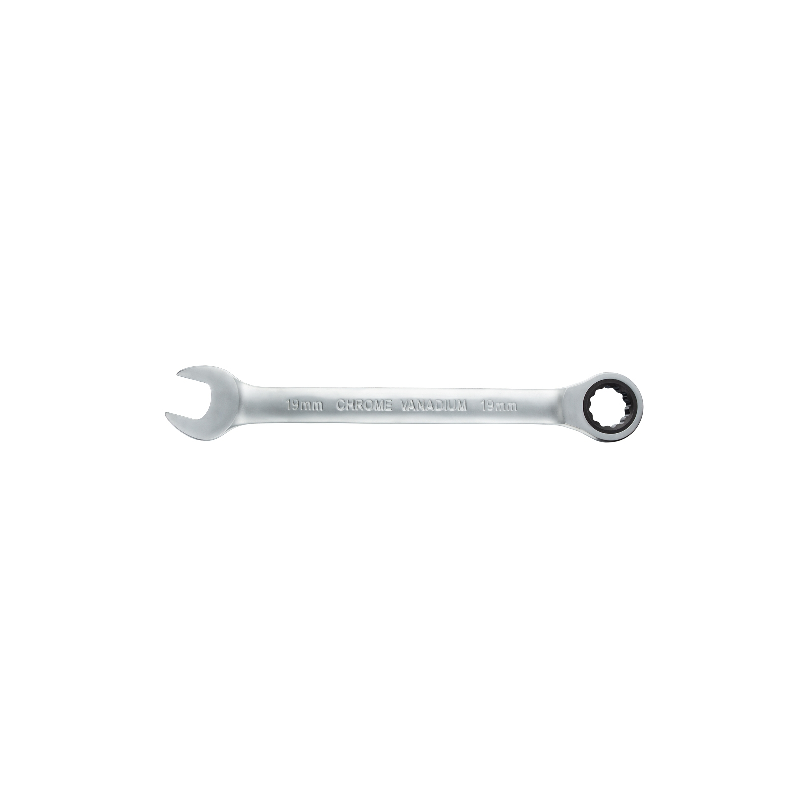 Ключ Sigma рожково-накидной с трещеткой 10мм CrV satine (6022101) изображение 2