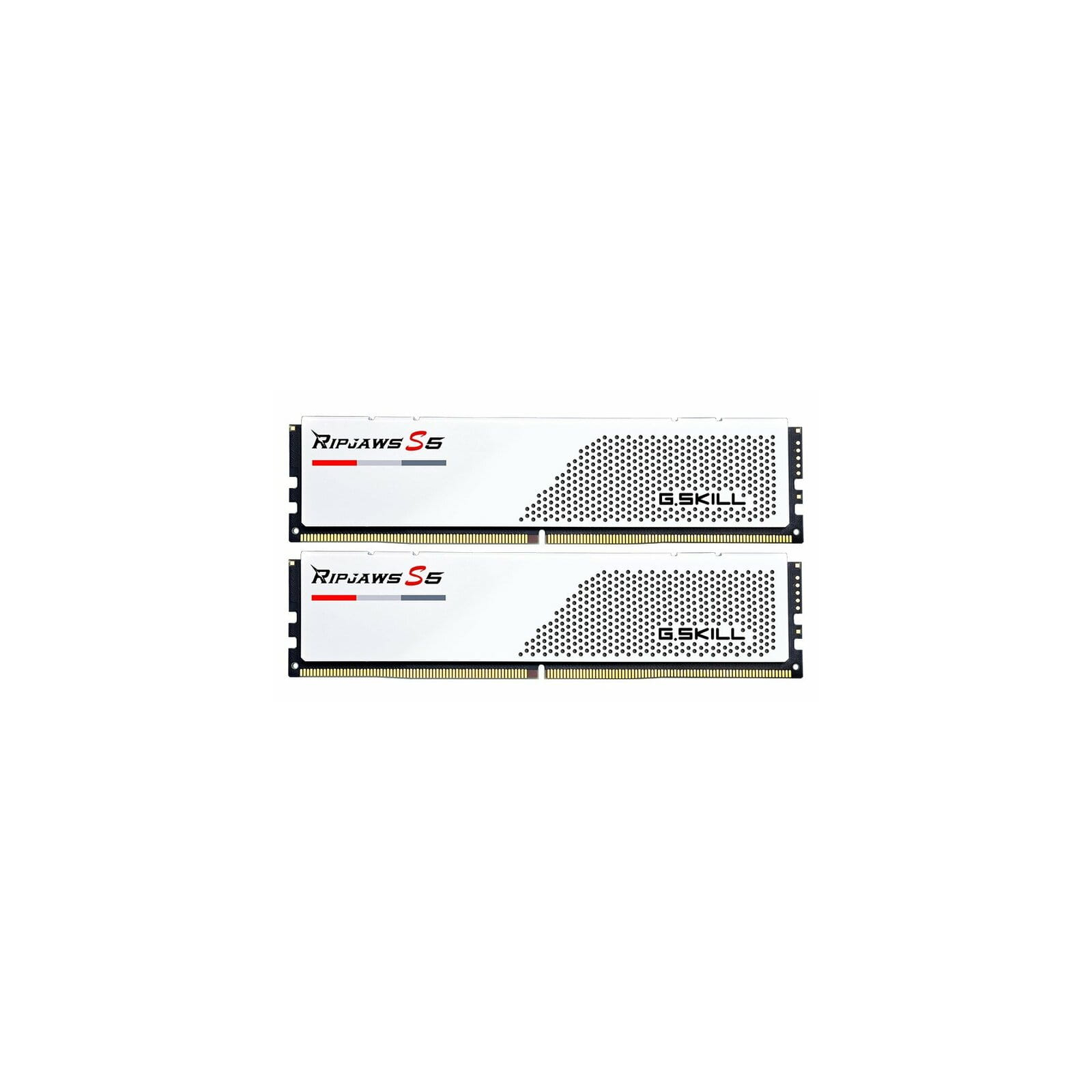 Модуль пам'яті для комп'ютера DDR5 32GB (2x16GB) 5600 MHz Ripjaws S5 White G.Skill (F5-5600J3636C16GX2-RS5W)