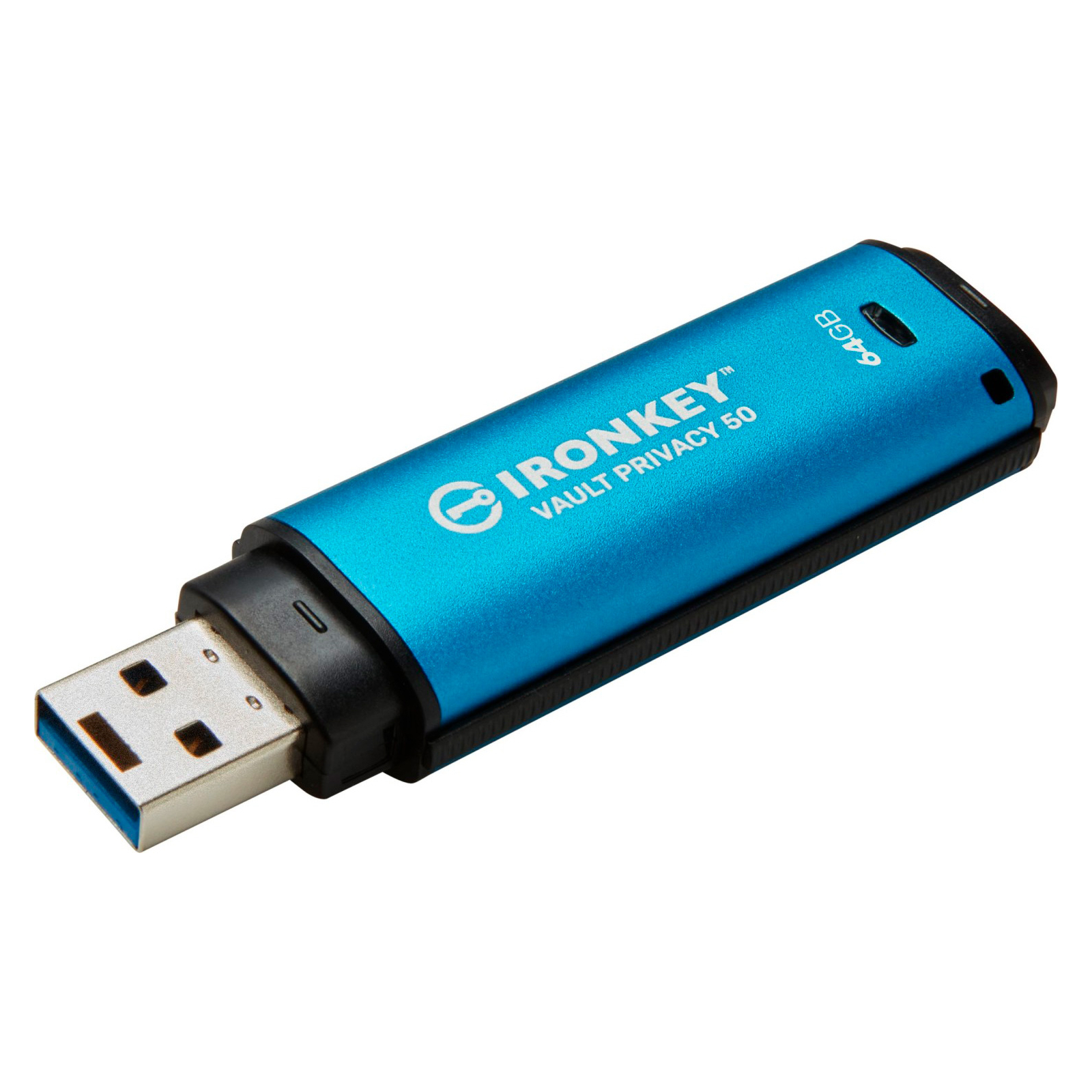 USB флеш накопитель Kingston 64GB IronKey Vault Privacy 50 Blue USB 3.2 (IKVP50/64GB)