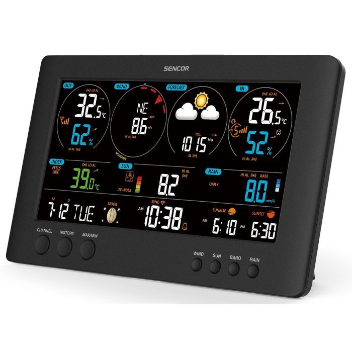 Метеостанция Sencor SWS12500WIFI изображение 4