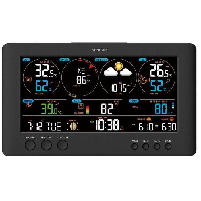 Метеостанция Sencor SWS12500WIFI изображение 5