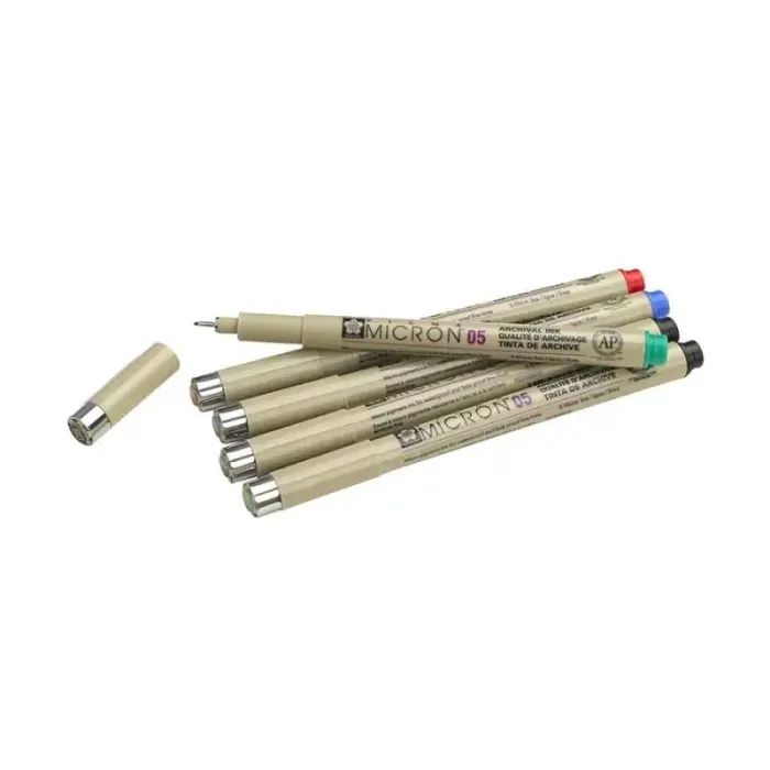 Лайнер Sakura Pigma Micron (0.05) 0,2мм Синій (084511318427) зображення 5