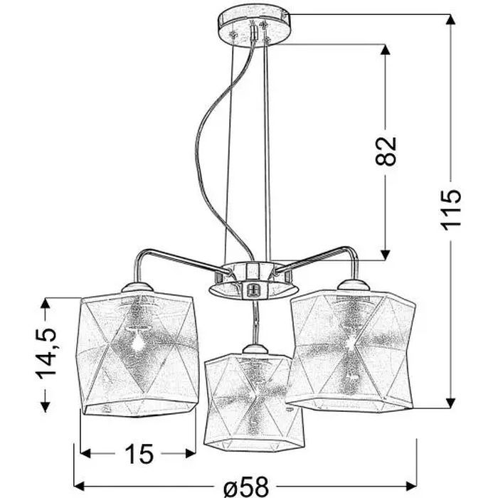 Люстра Candellux NOSJA (33-58720) изображение 2