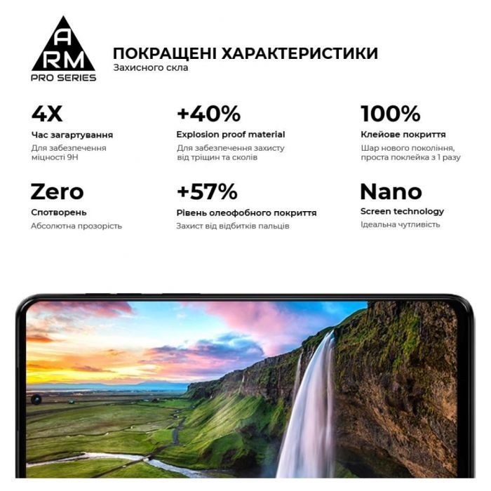 Скло захисне Armorstandart Pro Motorola G14 Black (ARM70465) зображення 5