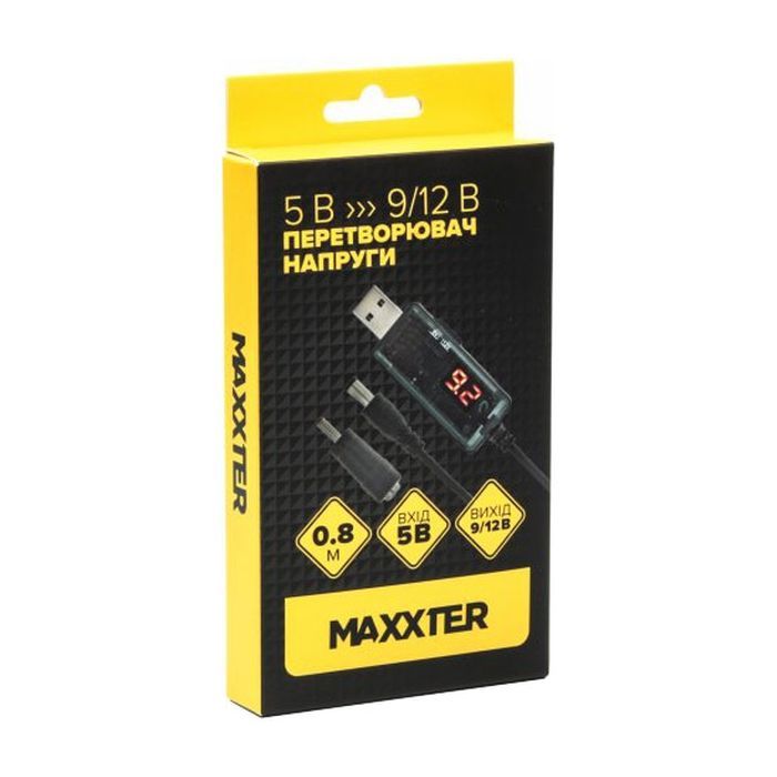Кабель живлення USB-AM to 5.5/3.5mm 9/12V 0.8m Maxxter (UB-DC9/12-0.8M) зображення 4