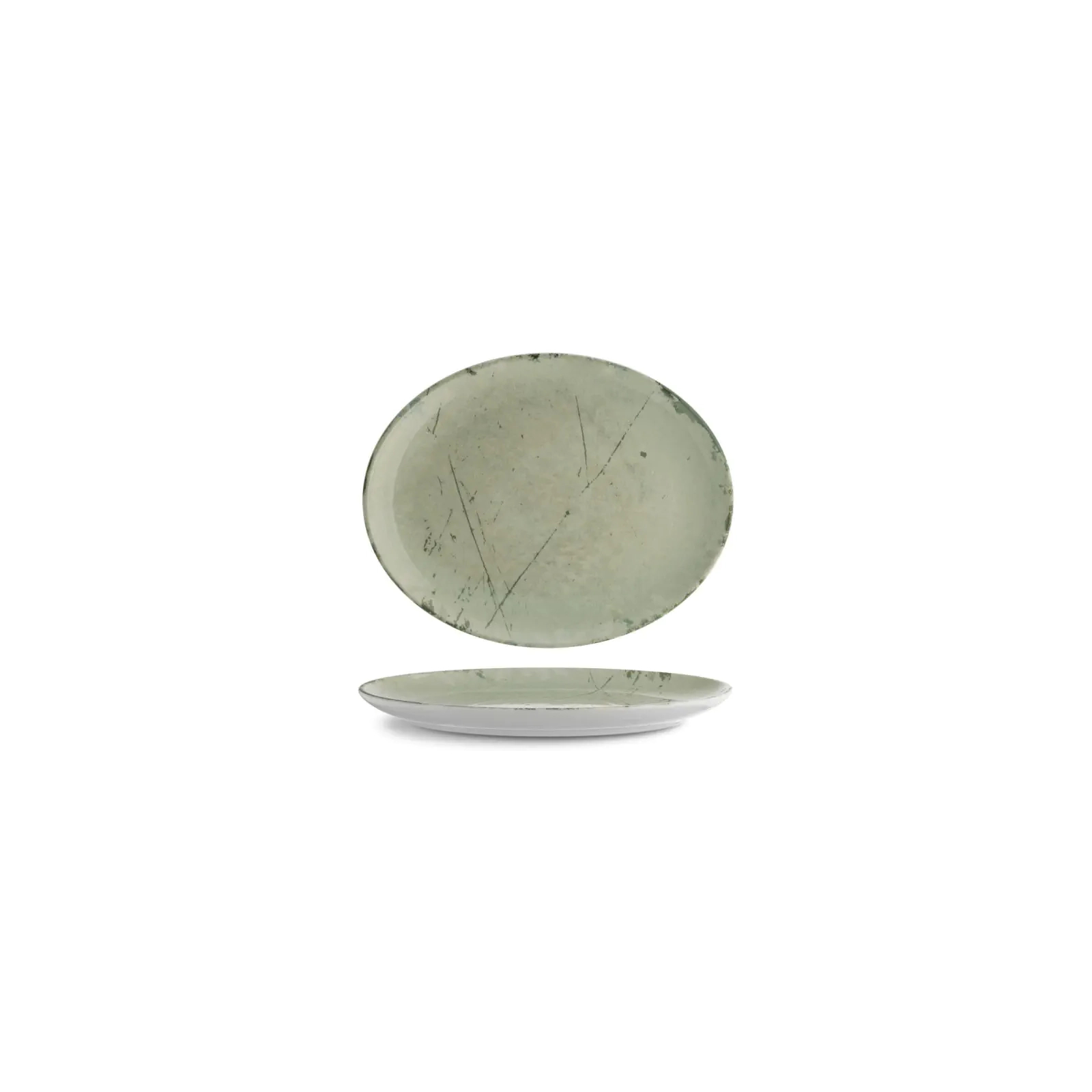 Блюдо G.Benedikt Isabelle 28 x 22 см Stone Green (ISC3028-K0010)