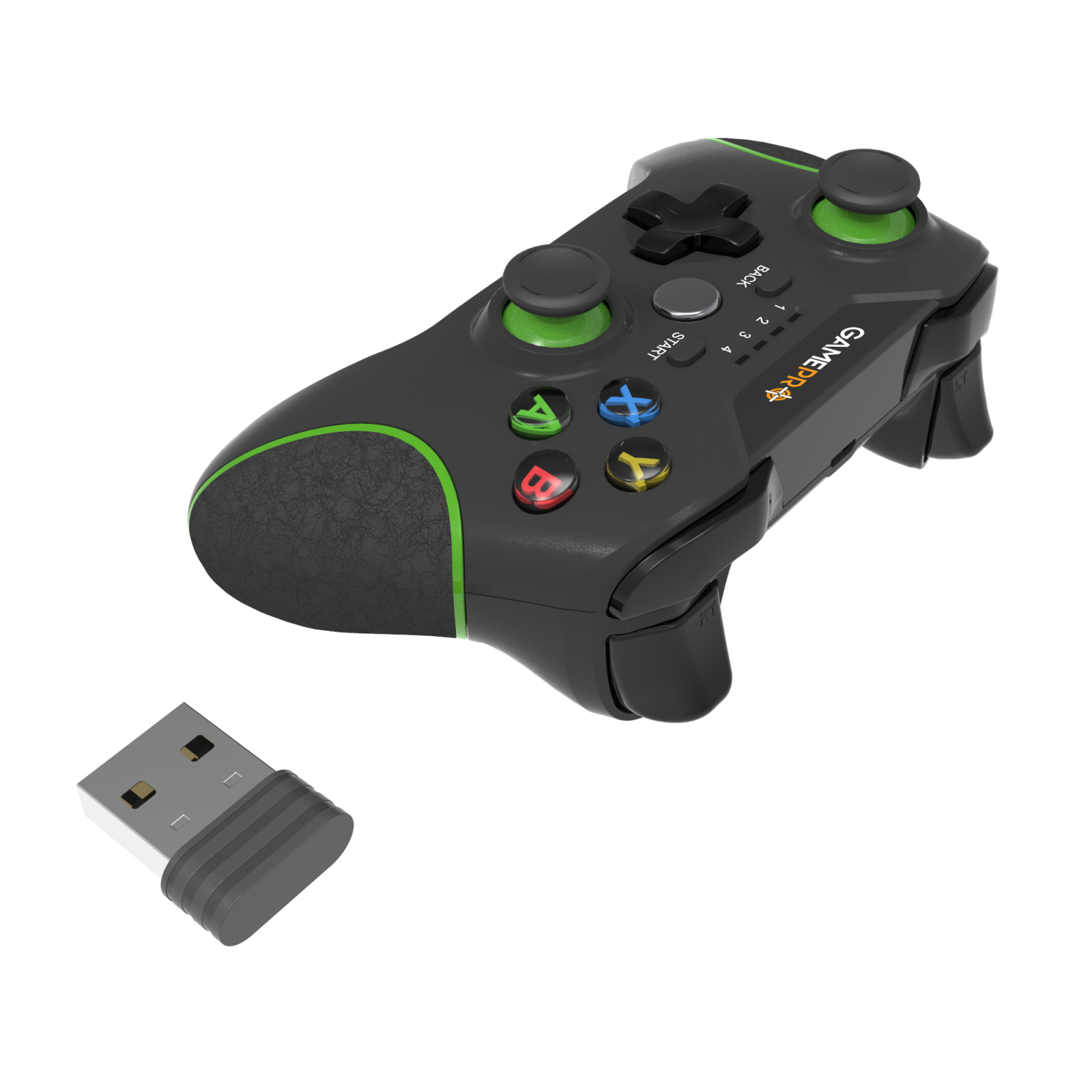 Геймпад GamePro MG650B PS3/Android Wireless Black/Green (MG650B) зображення 4