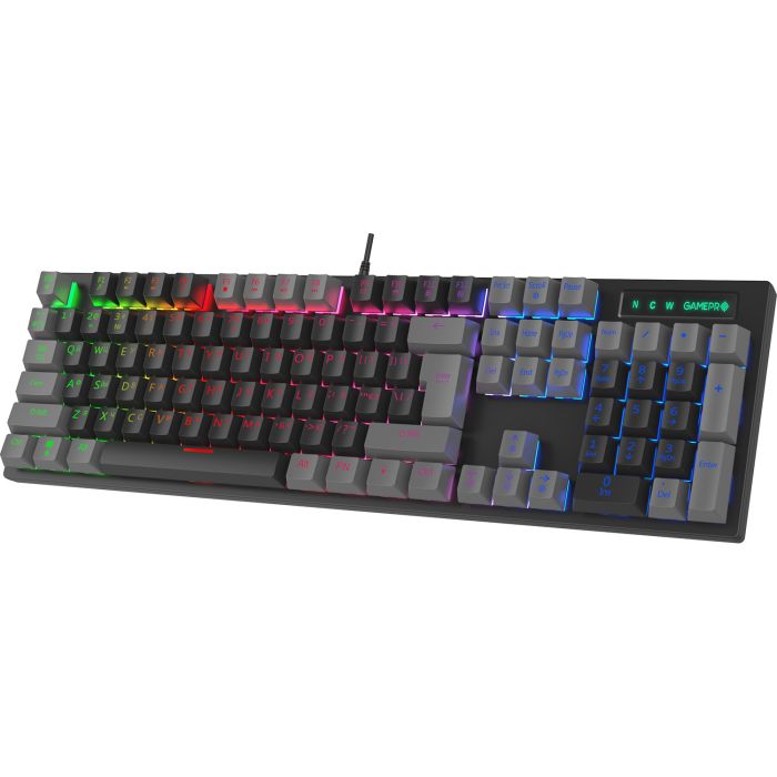 Клавиатура GamePro MK105B LED Blue Switch USB Black (MK105B) изображение 3