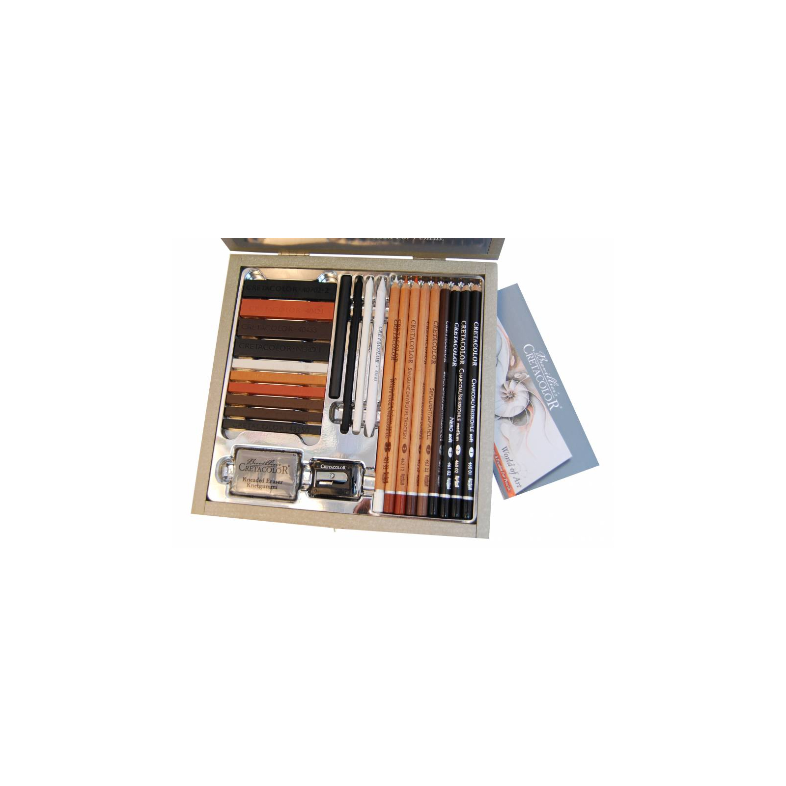 Художественный набор Cretacolor Passion Box, 25 шт., дер. коробка (9014400217853) изображение 2