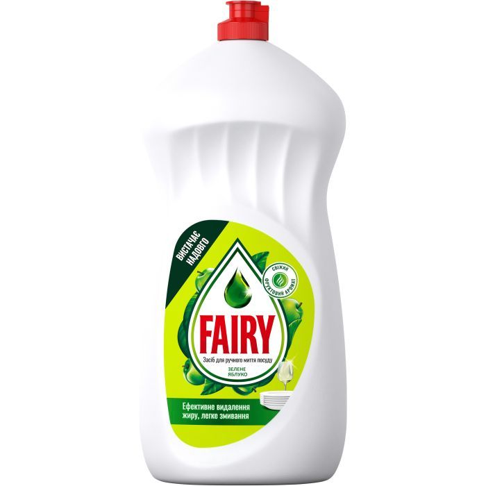 Средство для ручного мытья посуды Fairy Зеленое яблоко 1 л (5413149314139)