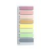 Стикер-закладка Buromax Plastic PASTEL 45x12mm, 8х25шт (BM.2307-99) изображение 2