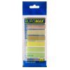 Стикер-закладка Buromax Plastic PASTEL 45x12mm, 8х25шт (BM.2307-99)