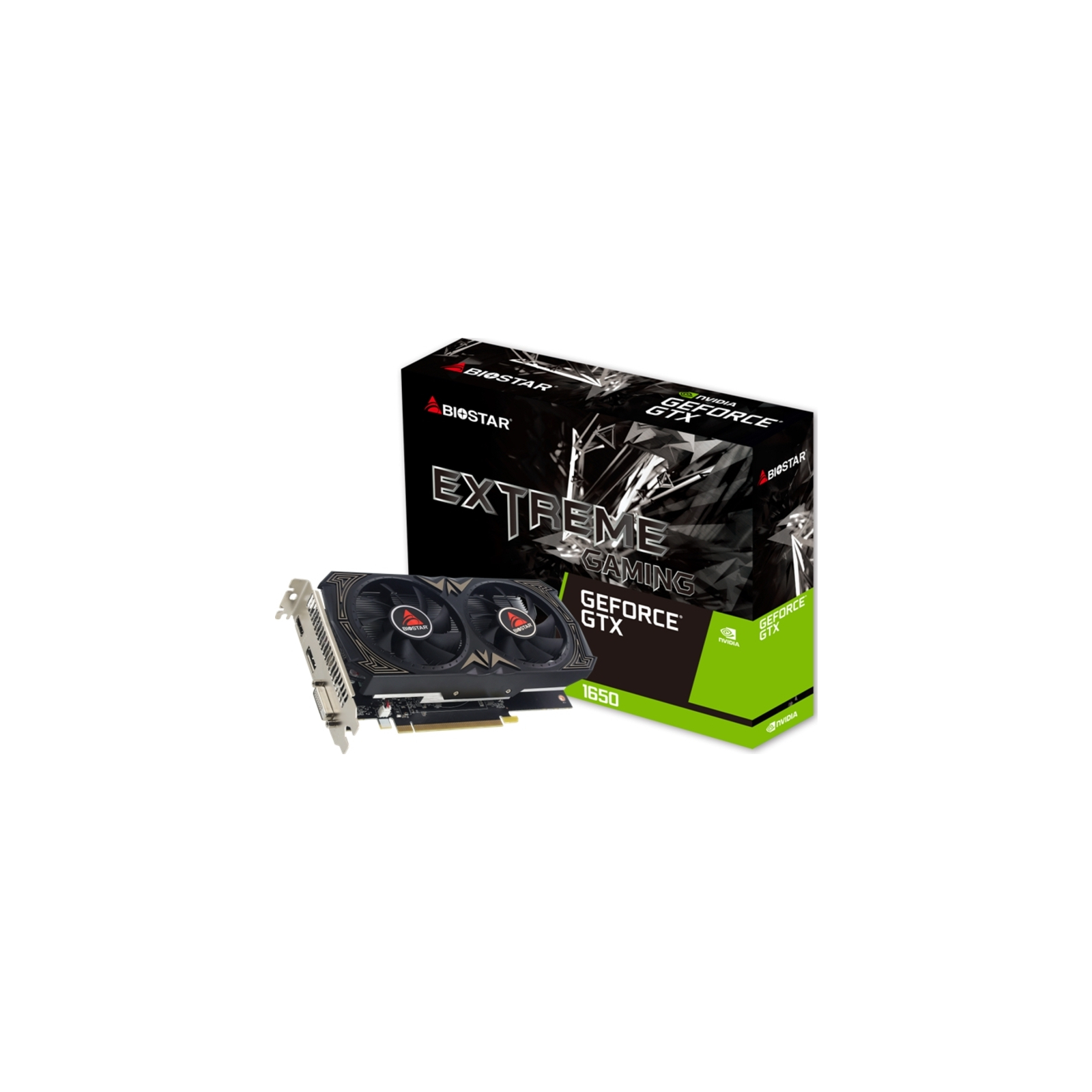 Відеокарта GeForce GTX1650 4096Mb Biostar (VN1656XF41) зображення 3