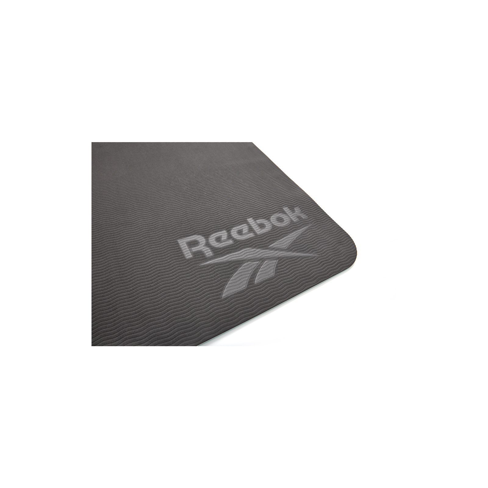 Килимок для йоги Reebok Double Sided Yoga Mat чорний, сірий RAYG-11042BKGR (885652020817) зображення 2