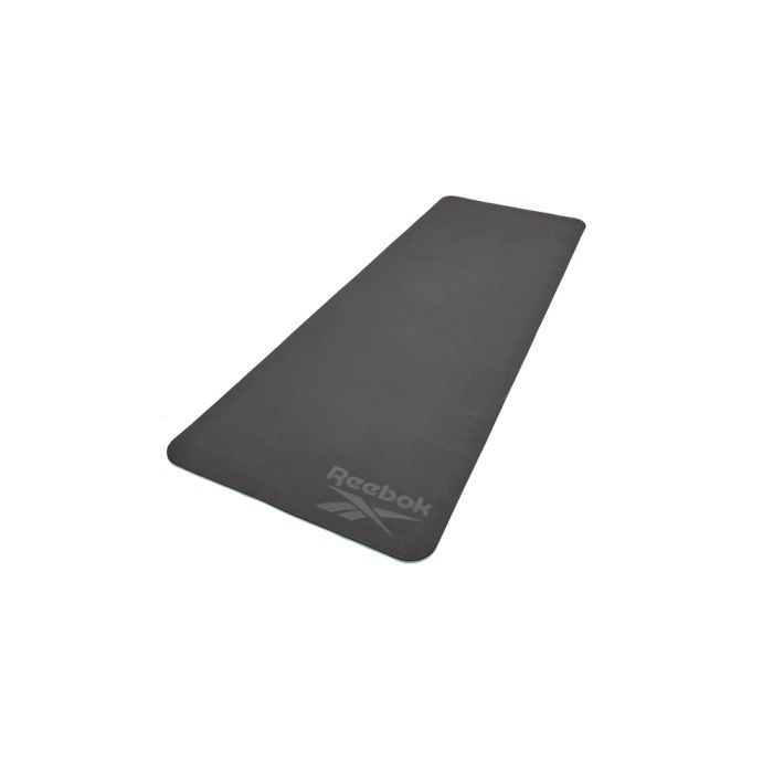 Коврик для йоги Reebok Double Sided Yoga Mat чорний, сірий RAYG-11042BKGR (885652020817) изображение 3