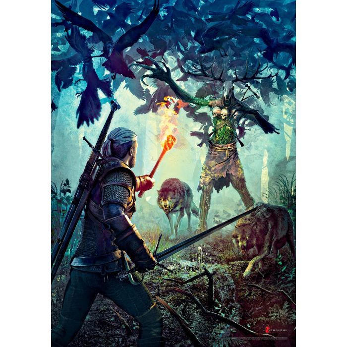 Пазл GoodLoot Witcher: Leshen 1000 элементов (5908305238478) изображение 3
