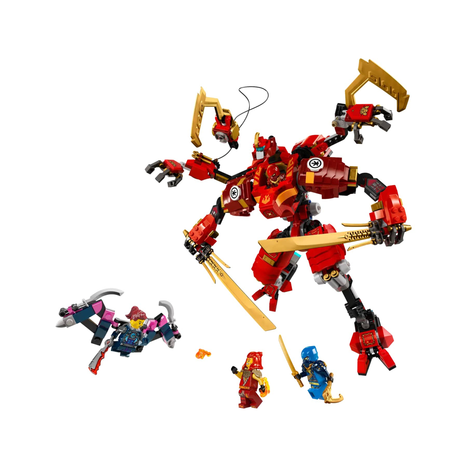 Конструктор LEGO Ninjago Робот-скалолаз ниндзя Кай 623 детали (71812)