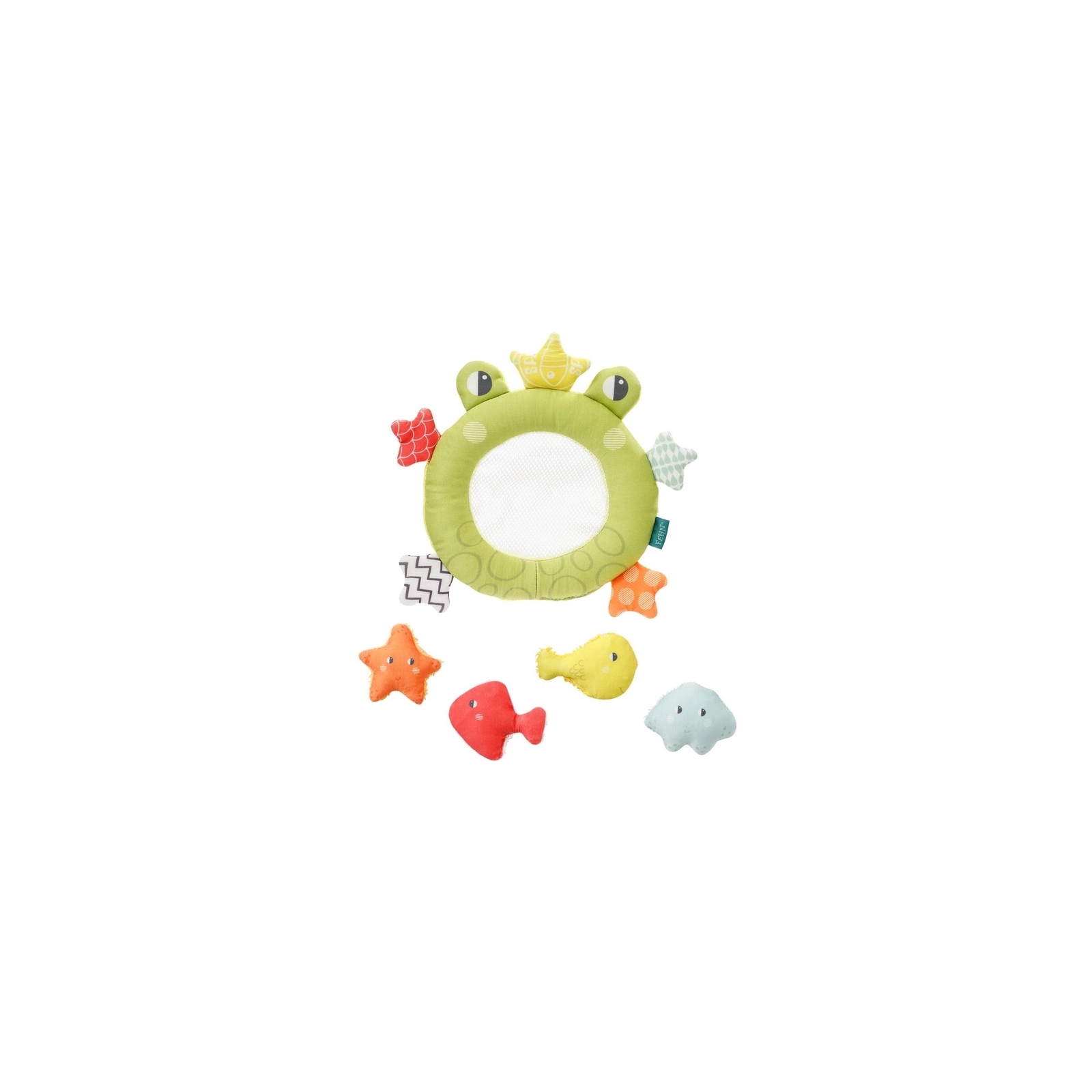 Игрушка для ванной Fehn Plansch & Play Развивающая Лягушка с морскими обитателями (4001998050080) изображение 2
