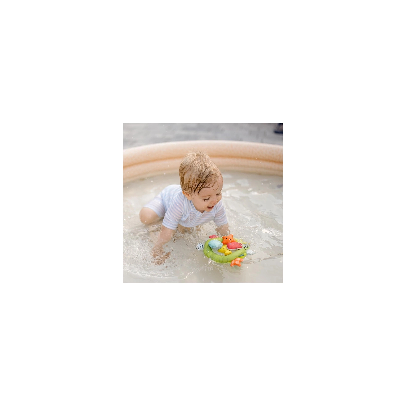 Игрушка для ванной Fehn Plansch & Play Развивающая Лягушка с морскими обитателями (4001998050080) изображение 5