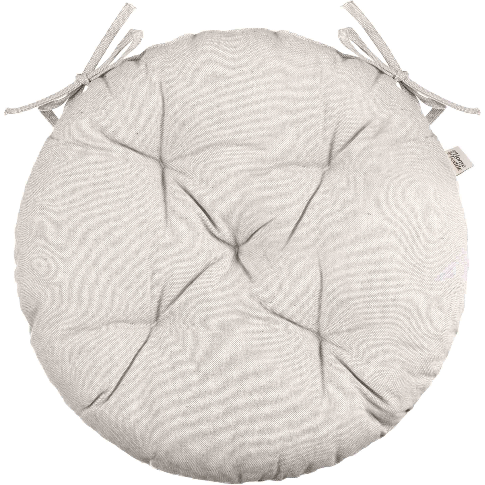 Подушка на стул Ardesto Oliver, круглая 40 см, 100% хлопок, нап-ч: 50% холоф, 50% пп, аквамарин (ART03OA) изображение 2
