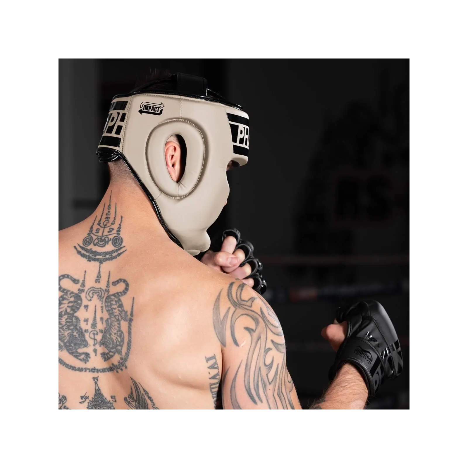 Боксерский шлем Phantom Apex Full Face Sand (PHHG2406) изображение 4
