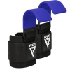 Крюки для тяги на запястья RDX W5 Gym Hook Strap Blue Plus (WAN-W5U+)