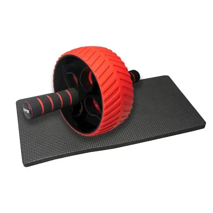 Ролик для пресса Power System PS-4107 Full Grip AB Red + килимок Red/Black (4107RD-0) изображение 4