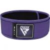 Атлетический пояс RDX RX1 Weight Lifting Belt Purple XS (WBS-RX1PR-XS)