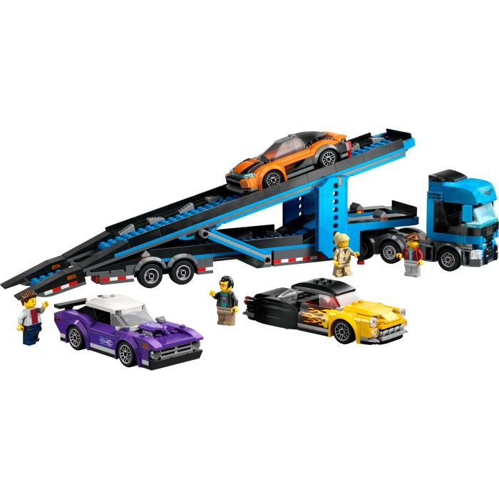 Конструктор LEGO City Грузовик-транспортер со спортивными авто (60408) изображение 2
