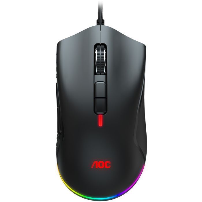 Мышка AOC GM530 RGB PMW3389 Kailh switch USB Black (GM530B) изображение 3