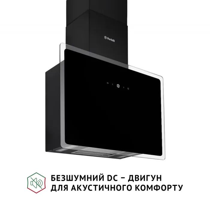 Витяжка кухонна Perfelli RIVA NERO зображення 2