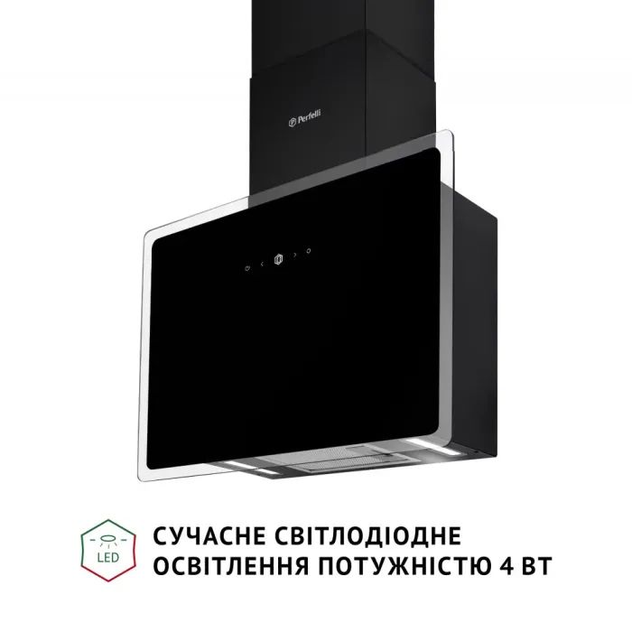 Витяжка кухонна Perfelli RIVA NERO зображення 4