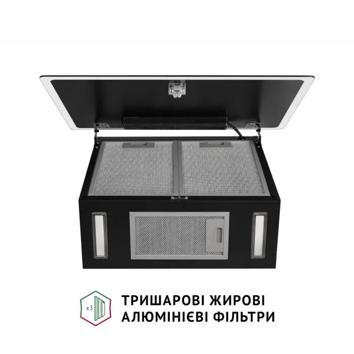 Витяжка кухонна Perfelli RIVA NERO зображення 7