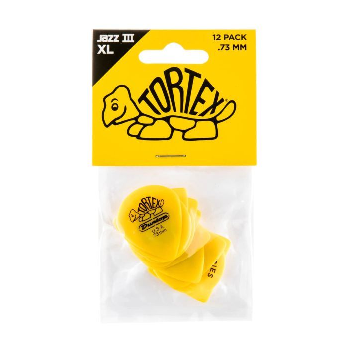 Медиатор Jim Dunlop Tortex Jazz III XL Pick .73mm 12 шт. (498P.73) изображение 3