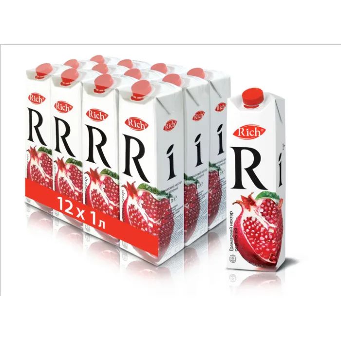 Сок Rich Гранатовый нектар осветленный 1 л (4820039352743) изображение 3