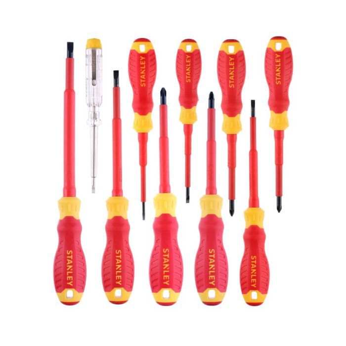 Набор отверток Stanley FatMax VDE 1000V изолированных, 10 штук. (STHT60032-0) изображение 2