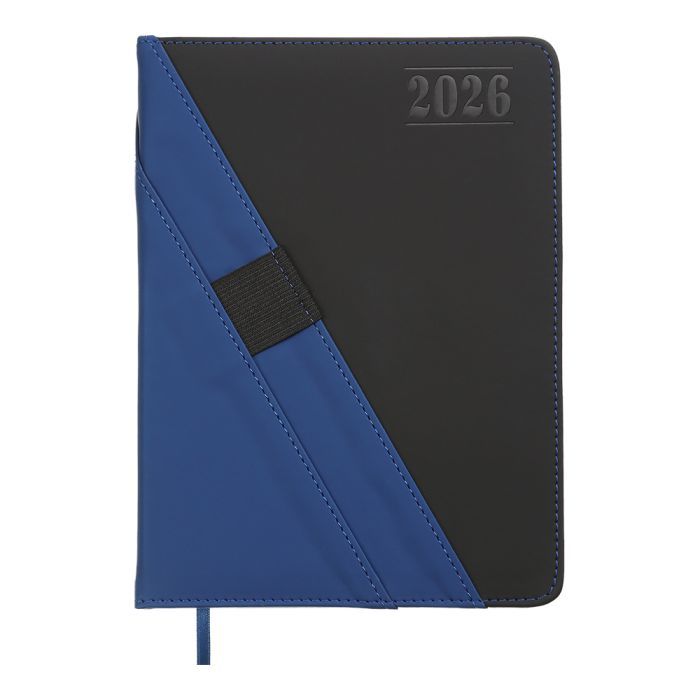 Еженедельник Buromax датированный 2026 TRIUMPH, А5 синий (BM.21104-02)