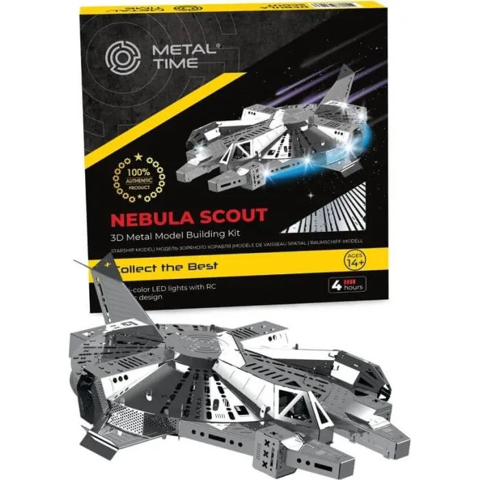 Конструктор Metal Time Коллекционная модель Nebula Scout Spaceship Звездолет (MT098)