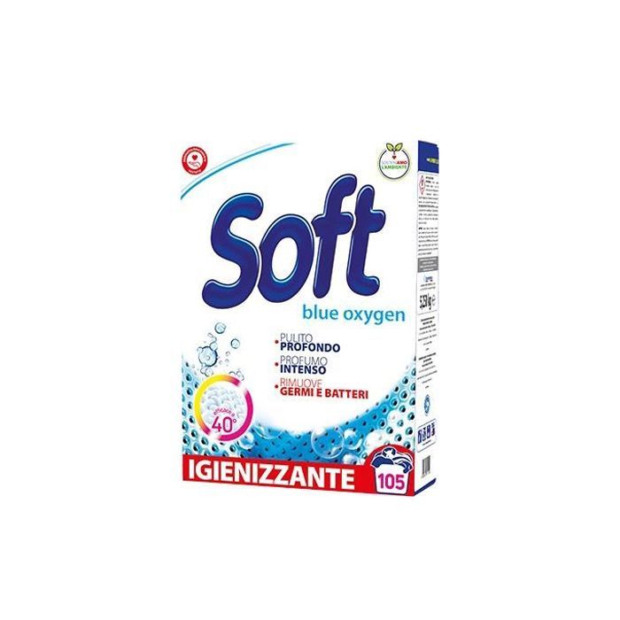 Пральний порошок Soft Blue Oxygen Універсальний з активним киснем 5.25 кг (8003640011506)