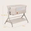Кроватка Lionelo приставная LEONIE PLUS BEIGE SAND (LO-LEONIE PLUS BEIGE SAND) изображение 12