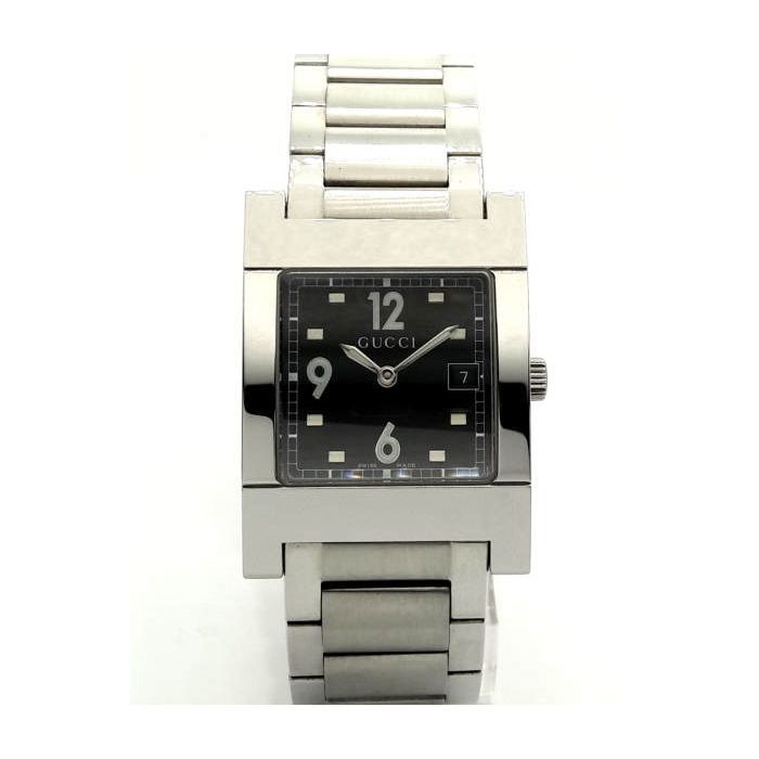 Наручний годинник Gucci 7705M 17735 BLK STEEL BRACELET